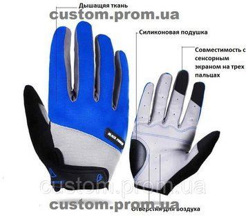 Рукавички сині 789698597 фото