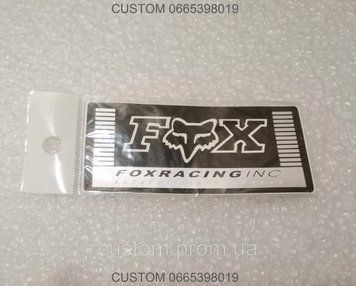 Наклейка "FOX" 9,5х4см 973134396 фото