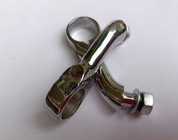 Кріплення Кронштейн керма хром Дніпро МТ, К-750,Урал (ціна за пару) УЦІНКА є потемніння хрому-дивитися фото 234 фото